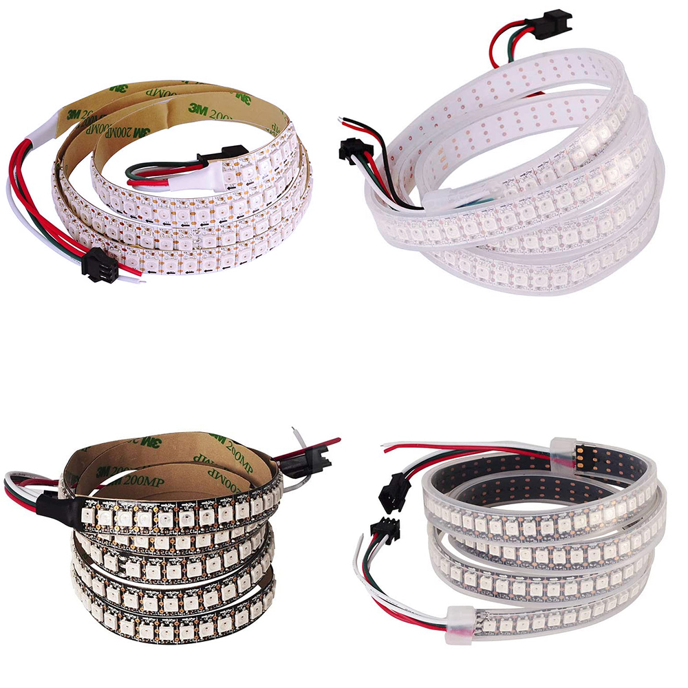 SK6812 (WS2812B ECO) Arduino Uno Individually Addressable RGB LED Strip Lighting - DC5V 144LEDs 3.28Ft SK6812 (WS2812B ECO) Arduino Uno Individually Addressable RGB LED Strip Lighting - DC5V 144LEDs 3.28Ft